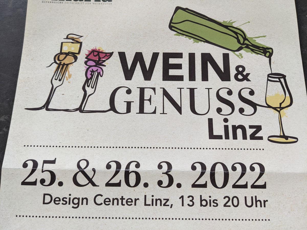 Plakat Wein & Genuss Linz